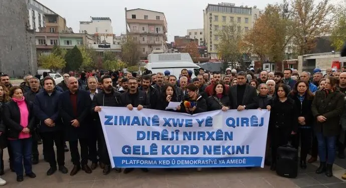 Amed Emek ve Demokrasi Platformu ndan Şêx Seîd in hedef alınmasına  